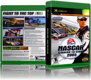 NASCAR 2005 - Chase For The Cup (USA)3D Boxes Back Front